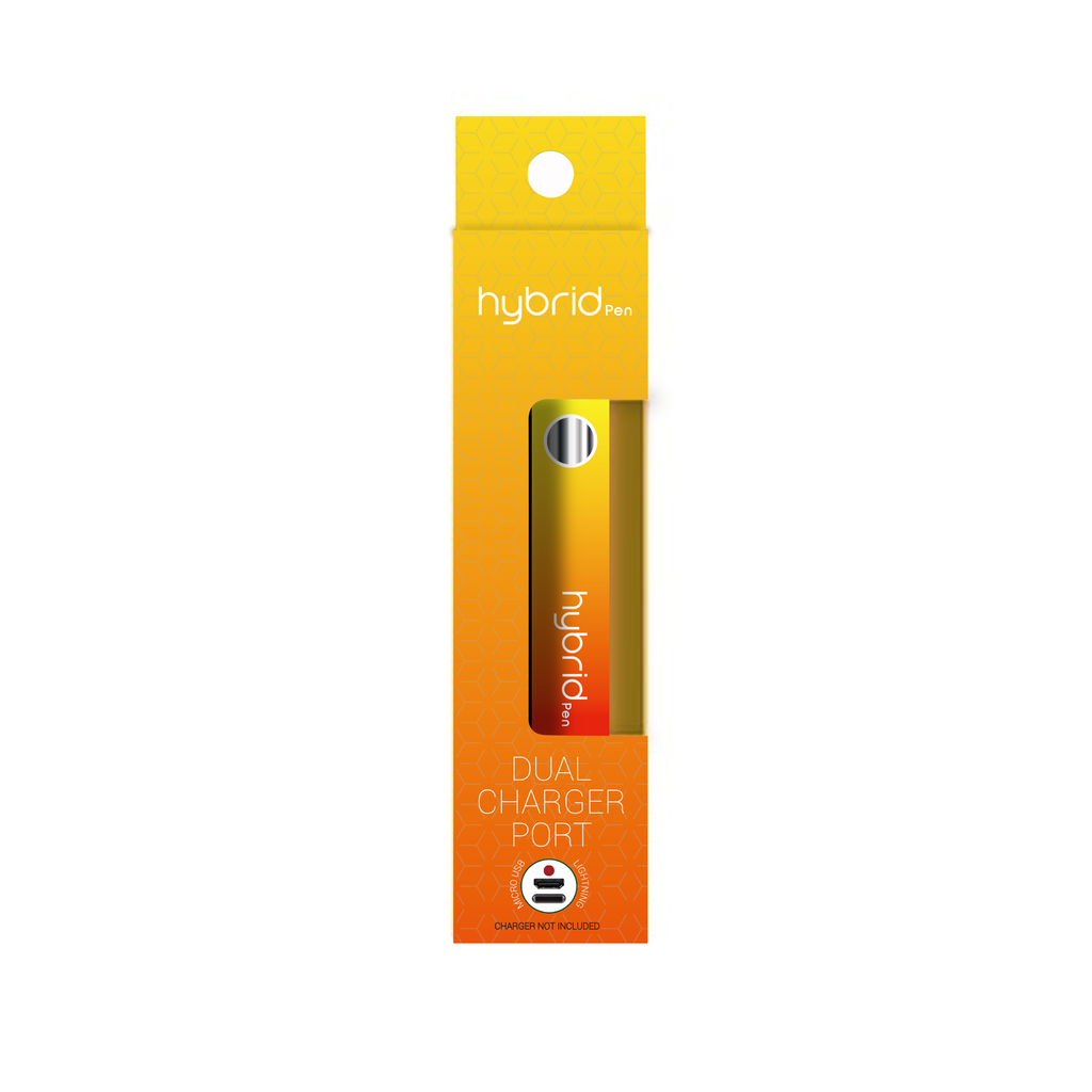 Hybrid Pen 350 MAH Adjustable Voltage Battery- Orange Smoke Supply | Online Smoke Shop Hybrid Pen 350 MAH Adjustable Voltage Battery- Orange Smoke Supply | Online Smoke Shop